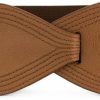 Allegra K Allegra K Interlock Buckle 8-Shaped Faux Leather Elastic Belt Cinch Waistband For Lady | Belts