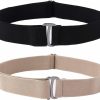 Generic 2Pcs Bulky Sweater Tuck Band, Women Adjustable Elastic Belt, Women Belts Invisible Elastic Stretch Belt With Flat Buckle, Tuck Band For Cropping Sweaters Suitable For Shirts, Dresses, Pants | Belts