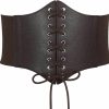 VONMELLI Vonmelli Corset Belt For Women Lace Up Elastic Waist Belts Retro Wide Tied Waspie Belt For Halloween Costume | Belts