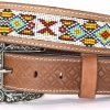 West Star Texas West Star Genuine Leather Beads Belt Hand Made | Belts