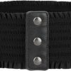 SUOSDEY Suosdey Women Faux Leather Braided Waist Belt For Dress Elastic Stretch Belt | Belts