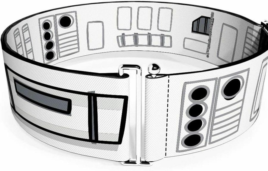 Buckle-Down Buckle-Down Belt Women'S Cinch Star Wars Stormtroopers Utility Belt Bounding White Black Available In Adjustable Sizes | Belts