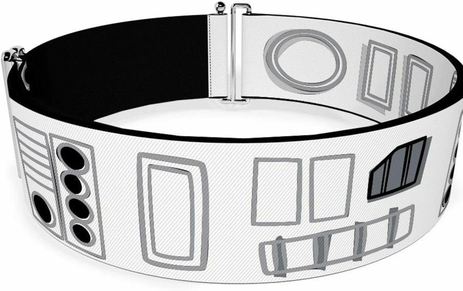 Buckle-Down Buckle-Down Belt Women'S Cinch Star Wars Stormtroopers Utility Belt Bounding White Black Available In Adjustable Sizes | Belts