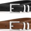 VONMELLI Vonmelli Leather Belts For Women Fashion 2 Pack Womens Leather Belt Ladies Belts For Jeans Dress Pants | Belts