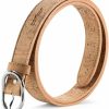 Corkor Women'S Cork Belt Vegan Leather - Adjustable Belt Black - 25Mm Wide | Belts