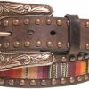 ARIAT Ariat Women'S Serape Center Copper Nail Edge Belt | Belts