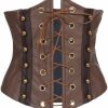 Alivila.Y Fashion Alivila.Y Fashion Women'S Faux Leather Rivet Steampunk Retro Boned Wide Corset Belt | Belts