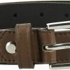 FASHIONGEN Fashiongen - Women Genuine Italian Leather Belt Luna, Made In France | Belts