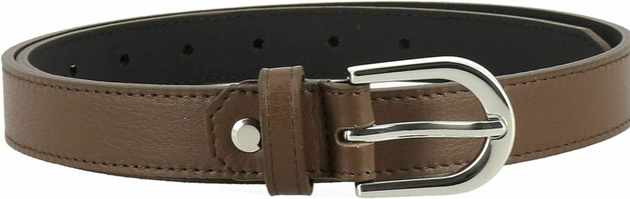 FASHIONGEN Fashiongen - Women Genuine Italian Leather Belt Luna, Made In France | Belts