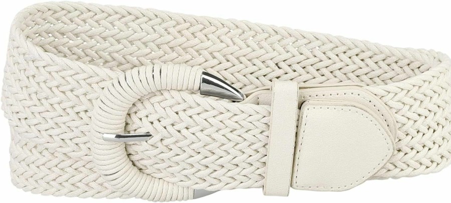 Allegra K Allegra K Woven Waist Belts Wide Braided Belts For Women Dress Metal Buckle | Belts