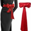 PROCOS Procos Satin Sash Belt Ribbon Renaissance Sash For Bridesmaid Wedding Party Dress Waistband 118\" * 4\" | Belts