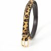 TASYEGOO Tasyegoo Handmade Leopard Print Women'S Top-Level Leather Fashion Belt For Jeans, For Women Dresses | Belts