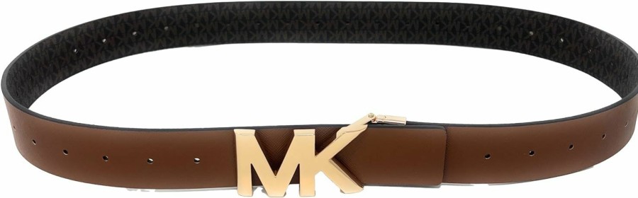 Michael Kors Michael Kors Reversible Logo Leather Buckle Waist Belt | Belts