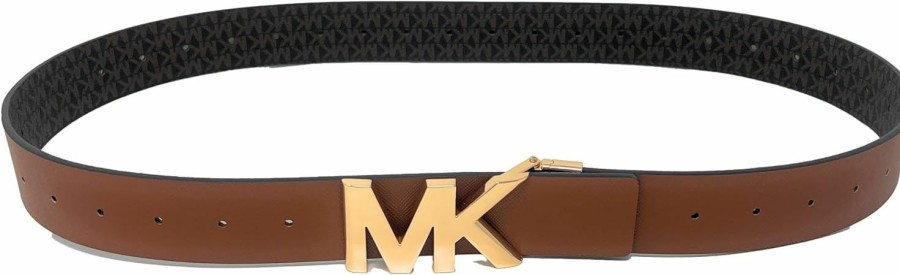 Michael Kors Michael Kors Reversible Logo Leather Buckle Waist Belt | Belts