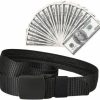 Secret Stash Secret Stash Security Money Belt With Hidden Money Pocket - Nylon Tactical Belt For Men & Women With Zinc Alloy Buckle - Security Money Belt For Valuables, Cash, Passport - Cashsafe Anti-Theft Wallet | Belts