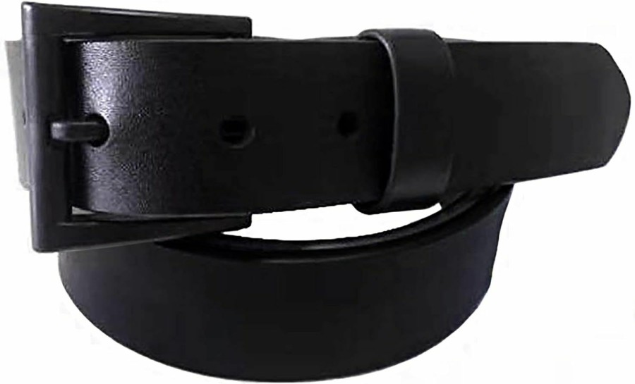 Beep Free 1 3/8" Strap Leather Belt | Airport Friendly | Metal Free | Belts