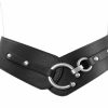 JASGOOD Jasgood Women'S Fashion Vintage Wide Elastic Stretch Waist Belt With Interlock Buckle Halloween Belt | Belts