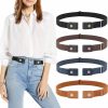 SUOSDEY Suosdey No Buckle Elastic Stretch Belts For Men And Women, Comfortable Invisible Belts For Jeans Pants | Belts