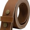 Ashford Ridge 40Mm Full Grain Hide Leather Snap On Belt | Belts