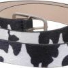 KESYOO Kesyoo Cow Print Belt Leather Dress Belt Animal Print Belt For Wo Waist Belts Cow Pattern Waist Belt Favors Cow Belt Country Belts For Women | Belts