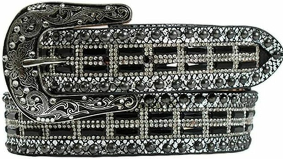 Nocona Belt Co. Nocona Ladies Studded Lizard Belt | Belts