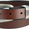 Wrangler Wrangler Women'S Scalloped Roller Belt Brown Medium | Belts