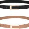 gingokuo Womens Genuine Leather Belt For Jeans Pants Ladies Casual Skinny Waist Dresses Belt | Belts