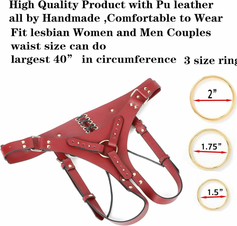 Lacnuopao Lacnuopao Plus Size Strap On Underwear Harness, Strap On Harness Belt Strapless Strapon Harnesses Pants | Belts