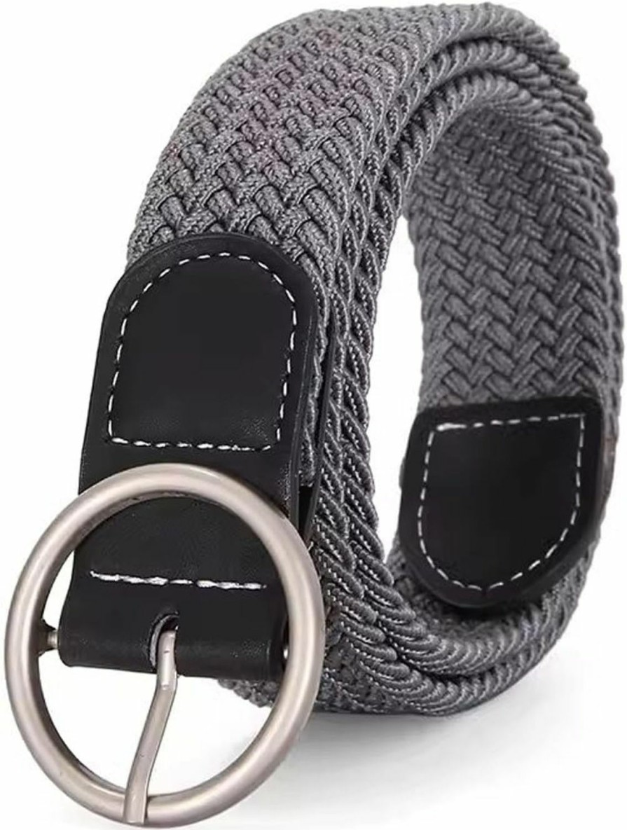 Swtddy 2 Pack Women'S Stretch Braided Web Belts Elastic For Jeans Casual Pants Dresses Belt | Belts