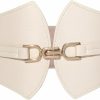 SUOSDEY Suosdey Women'S Elastic Wide Waist Belt For Dress Retro Stretchy Leather Cinch Belt With Gold Buckle | Belts