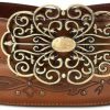 Cuadra Cuadra Women'S Honey Laser Designed Studded Belt And Buckle - Bc127 | Belts