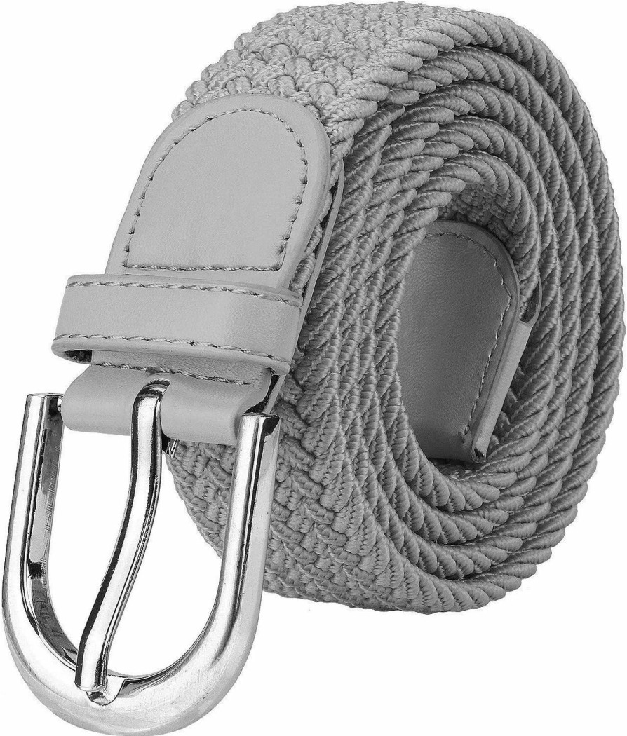 Falari Falari Men Women Multicolored Elastic Stretch Braided Belt Canvas Fabric Woven No Holes Belt | Belts