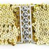 uxcell Uxcell Ladies Sequins Decor Metal Interlocking Buckles Elastic Waist Belt | Belts